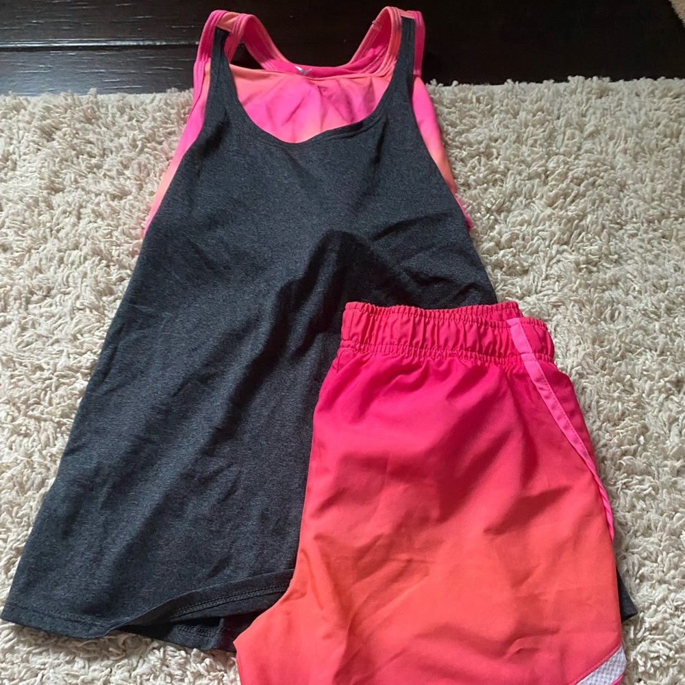 pink matching set
